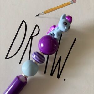 My Little Pony: Zoom Zephyrwing handmade beaded pen